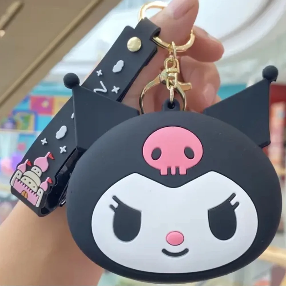 Sanrio Kuromi Silicone Mini Coin Purse Keychain